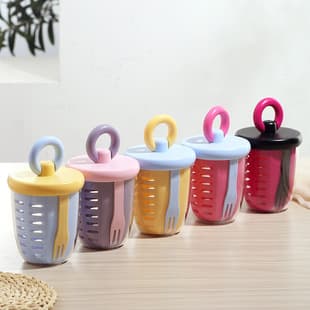 Ins Salad Cup, Picnic Fruit Cup, Double-Layer Draining Cup, Office Portable Breakfast Cup, Student Soup Cup, Milk Cup