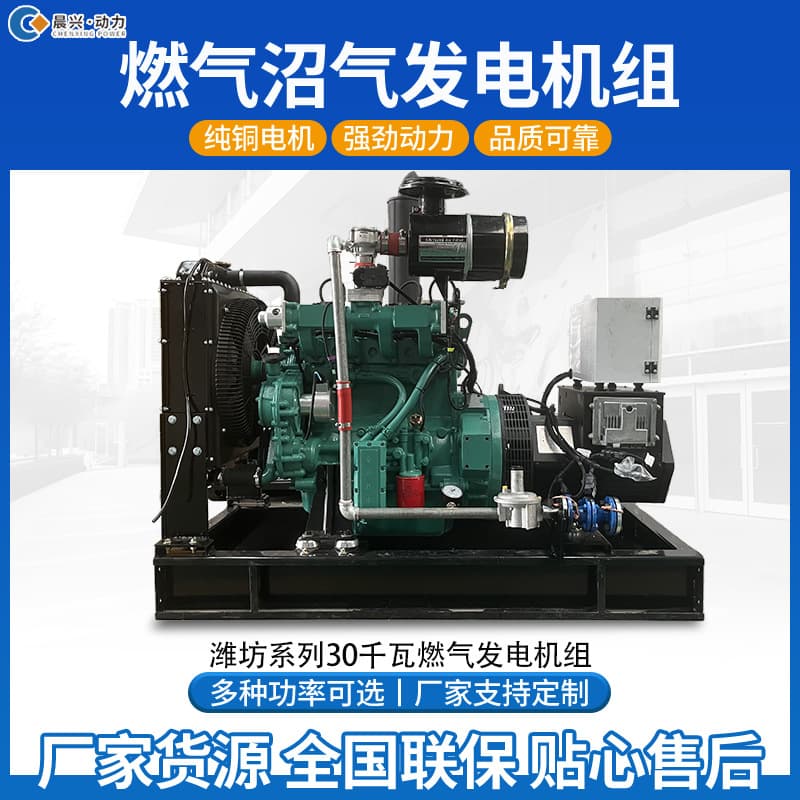 100kW gas generator set, 30kW, 50kW, 75kW, 120kW, 150kW, 200kW biogas generator