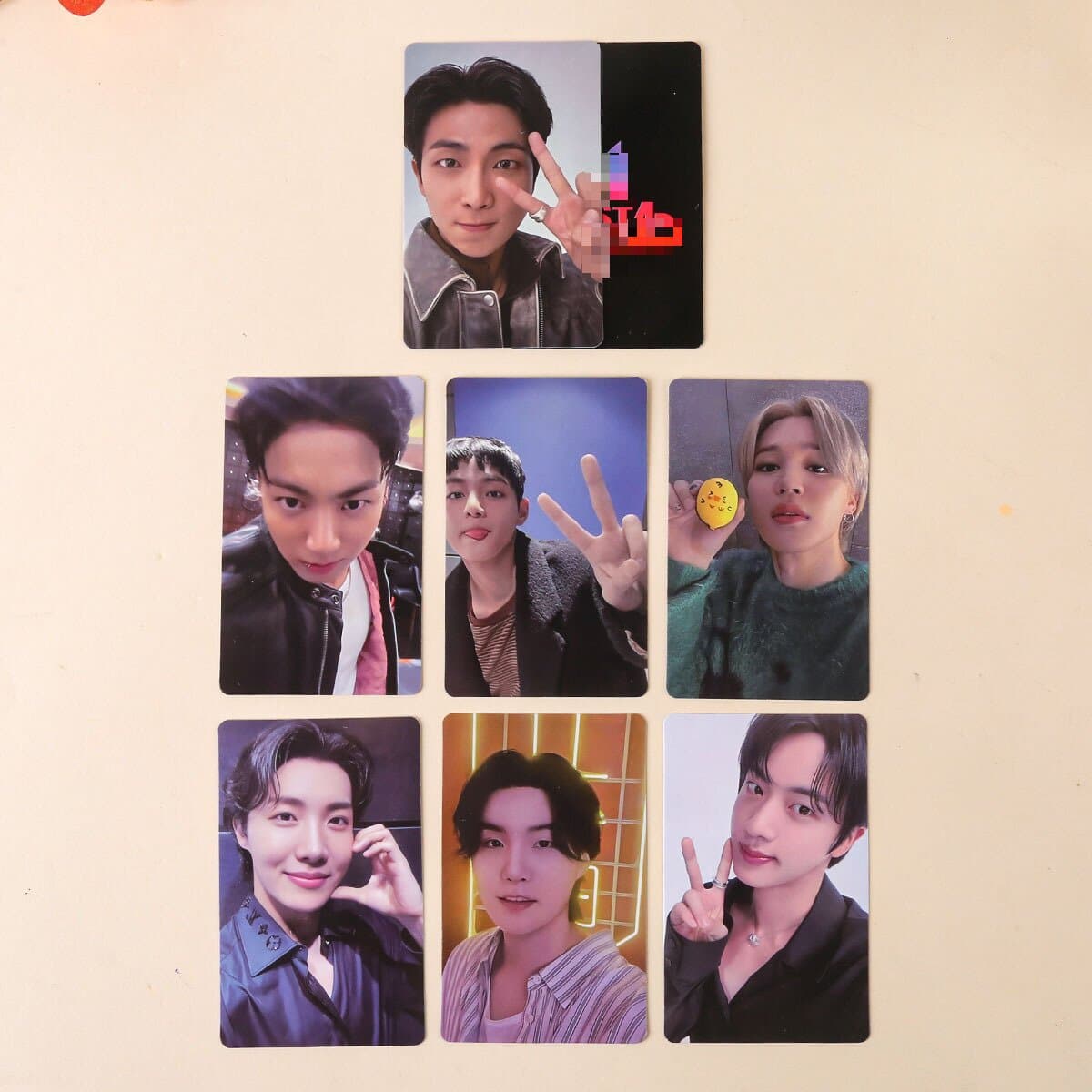 Same photocards as those used by the boy group at FESTA 2025