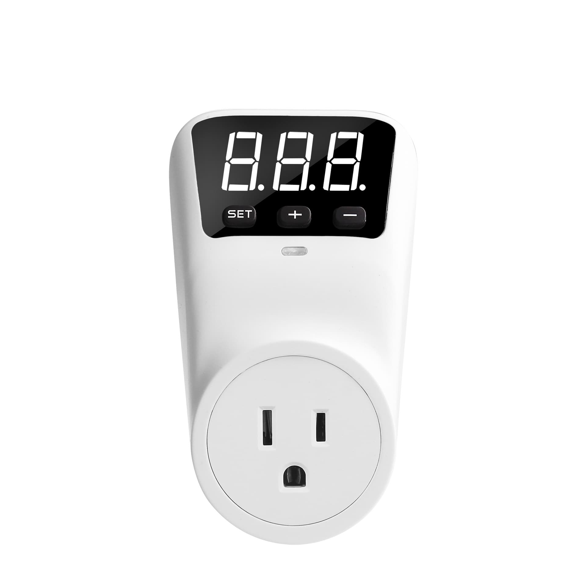 New US Standard Digital Undervoltage Protection Outlet, Adjustable High/Low Voltage and Delay Time, Over/Under Voltage Protection Socket