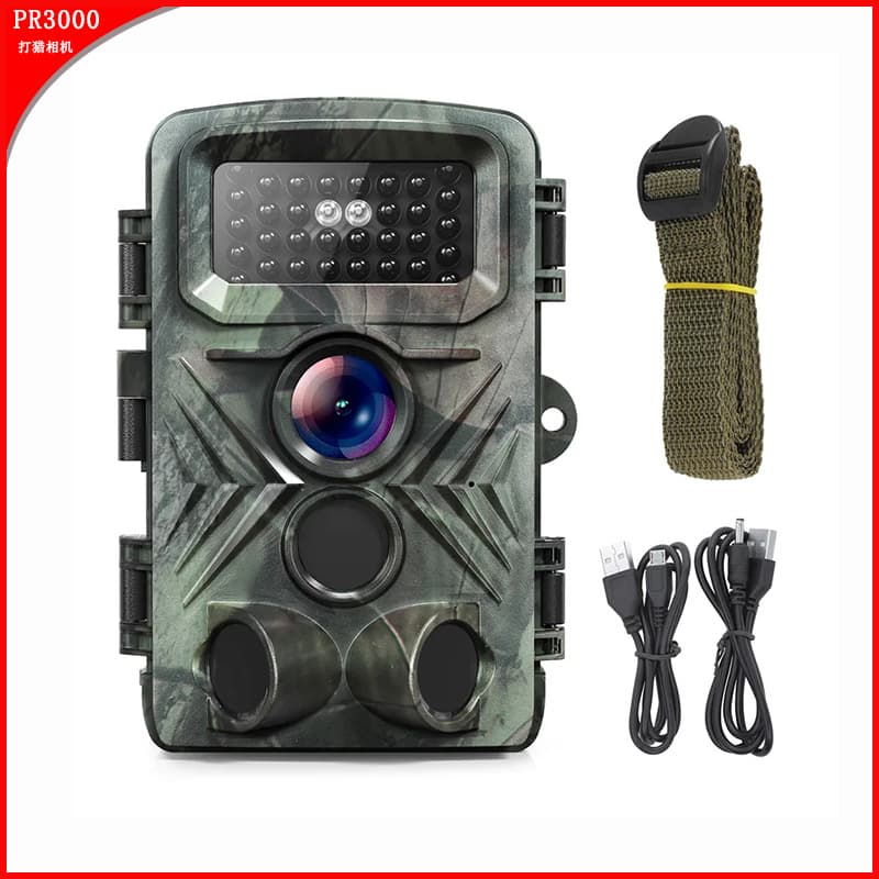 [Factory] Infrared HD Hunting Camera Outdoor Waterproof Surveillance Photo Infrared Camera Camcorder PR3000