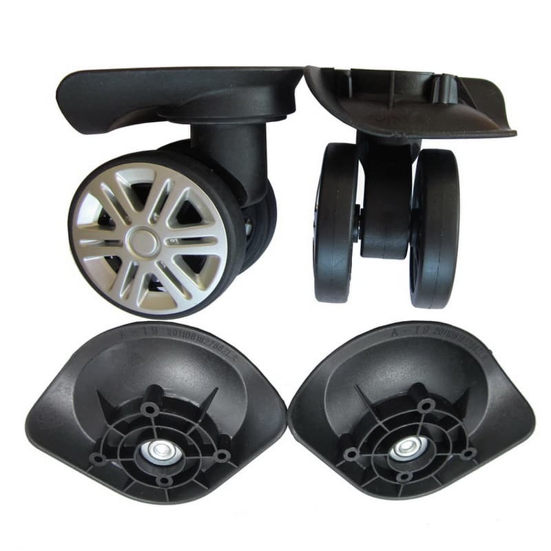 A19 Double-row wheels, bag and case wheel accessories, swivel casters for luggage travel cases.