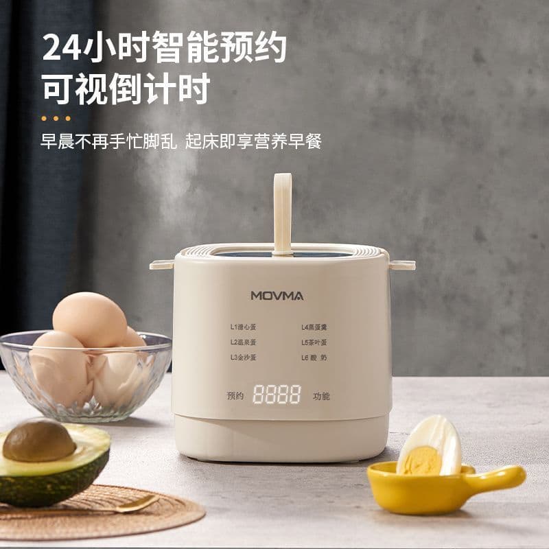 Egg Cooker and Steamer, Multi-Function Auto Shut-off Home Mini Egg Boiler for Dormitory Breakfast Supply Chain Factory