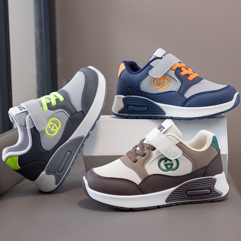 Children's Sports Shoes 2026 Autumn Boys and Girls Breathable Mesh Shoes Soft Sole Non-slip Dad Shoes Fashion Casual Shoes