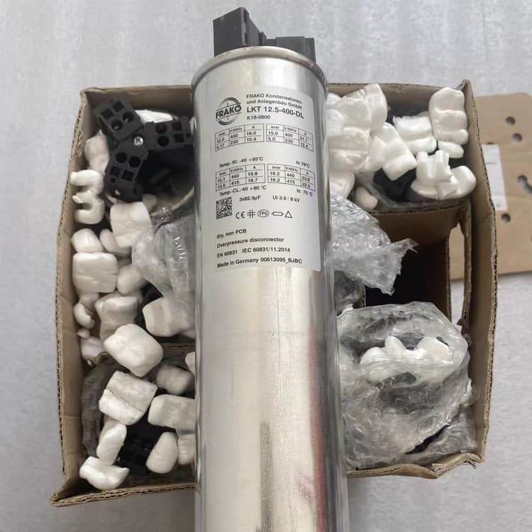 Original Box New LKT 12.5-400-DL 3*82.9UF 400V FRAKO Three-phase AC Filter Capacitor