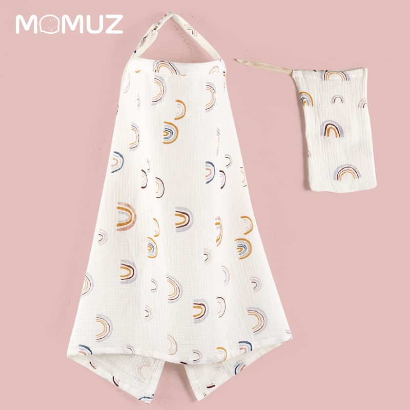 Breathable Nursing Cover Scarf for Breastfeeding, Modesty Cloth, Nursing Poncho, Outdoor Wear