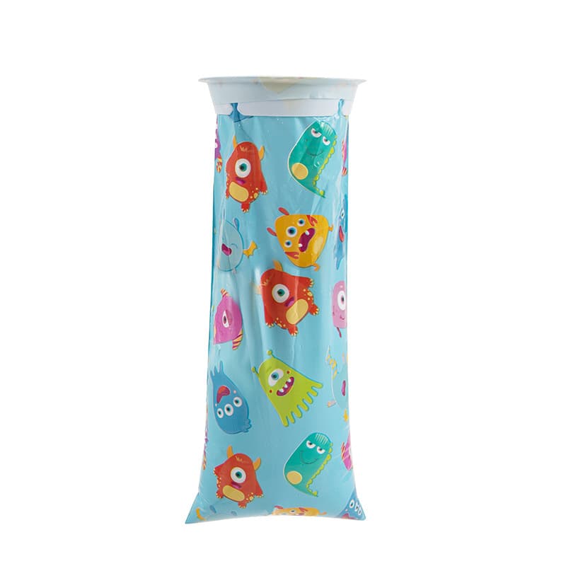 Disposable Vomit Bag for Kids, Cartoon Motion Sickness Bag for Car, School Use Little Monster Diarrhea Bag, Car Urinal Bag for Boys
