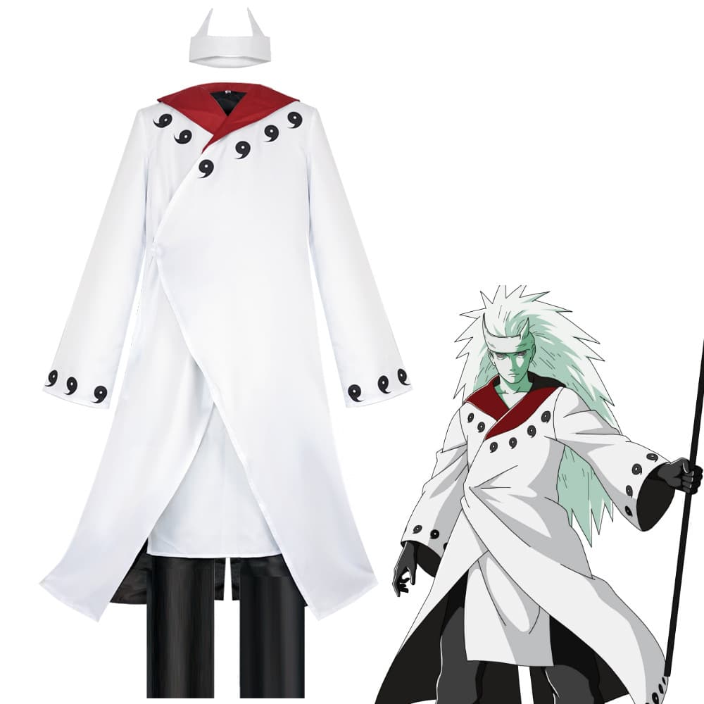 Naruto Uzumaki Naruto Cosplay Costume Full Set Factory Direct Six Paths Eye Full Suit Polyester Street Style Anime Game