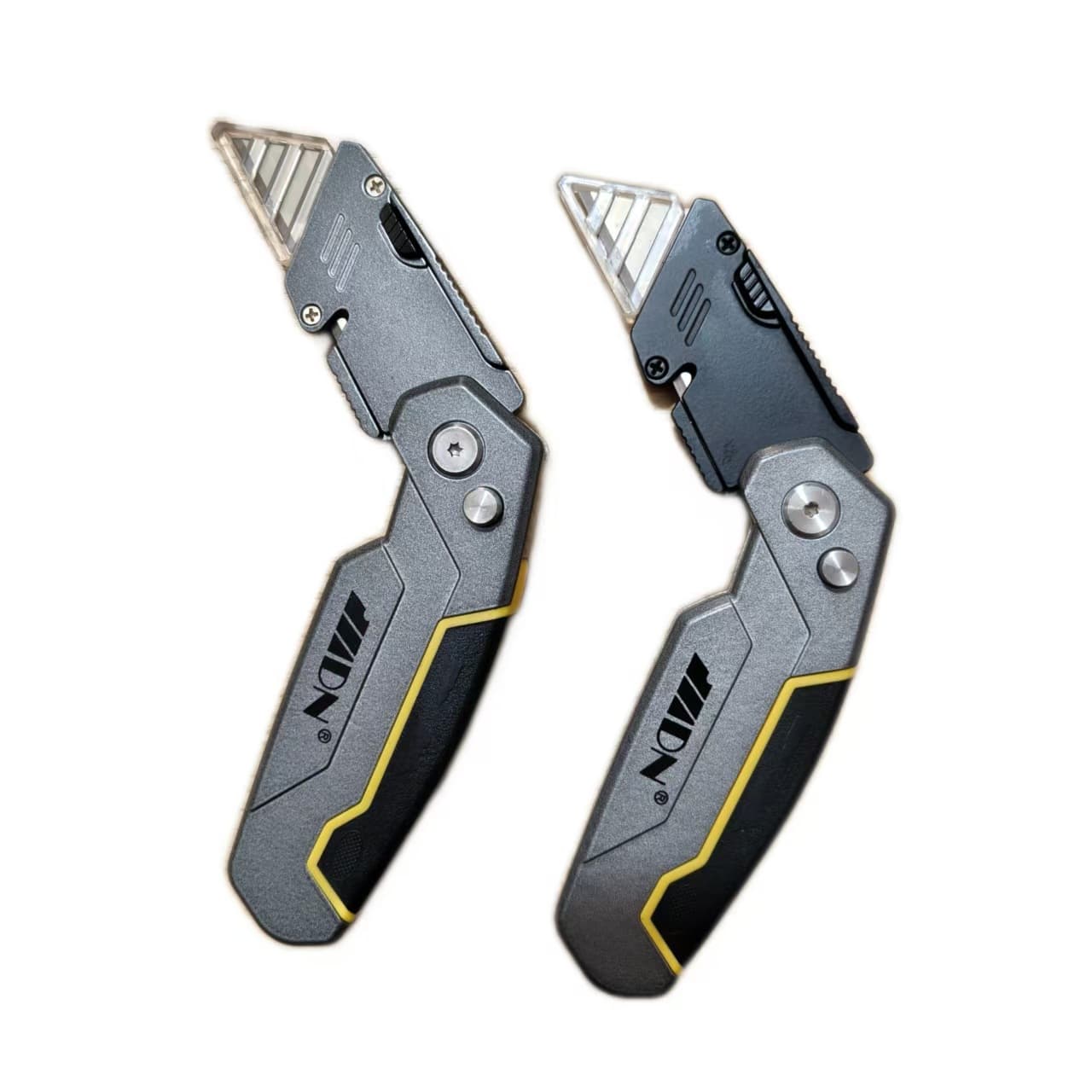 Factory Wholesale Aluminum Alloy Multi-Function Folding Utility Knife for Paper Cutting, Package Opening, Wood Board Blade Nylon