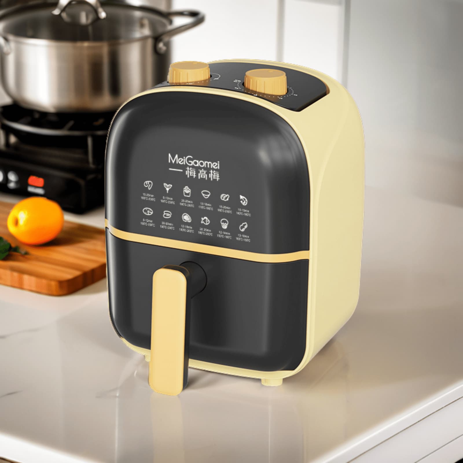 New mechanical no-turn home air fryer, dormitory oven, large capacity multi-functional all-in-one electric fryer