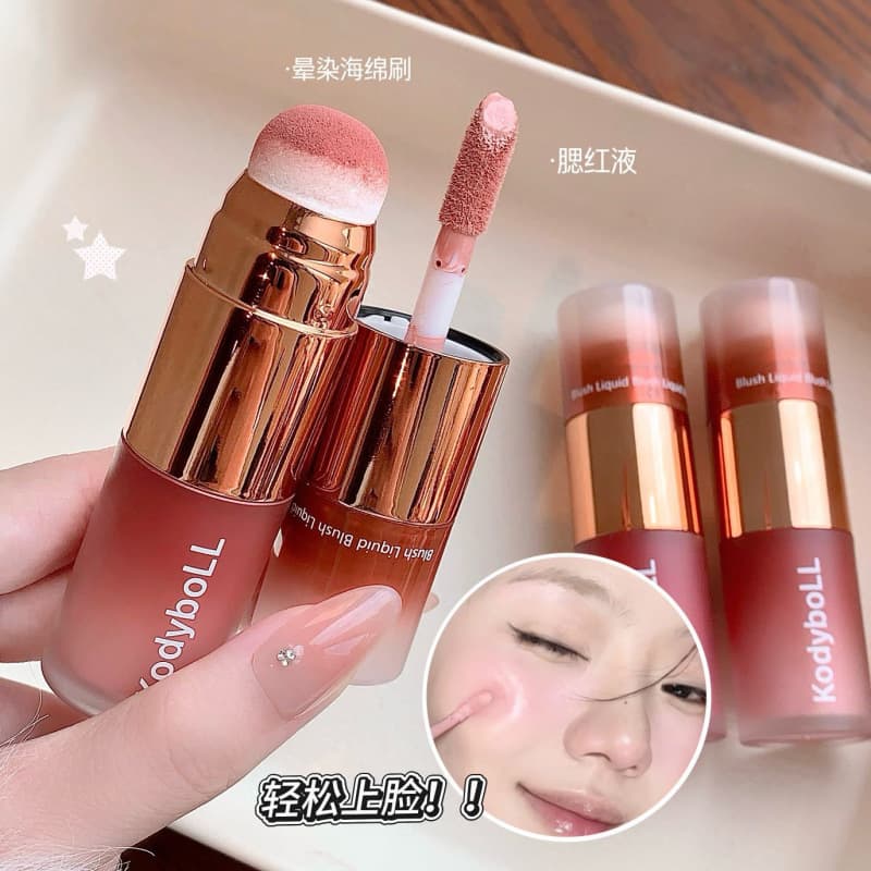 kodyboll Liquid Blush Rouge Mist Natural Boosting Color Facial Puffing Brightening Atmosphere Pseudo-No-Makeup Blush