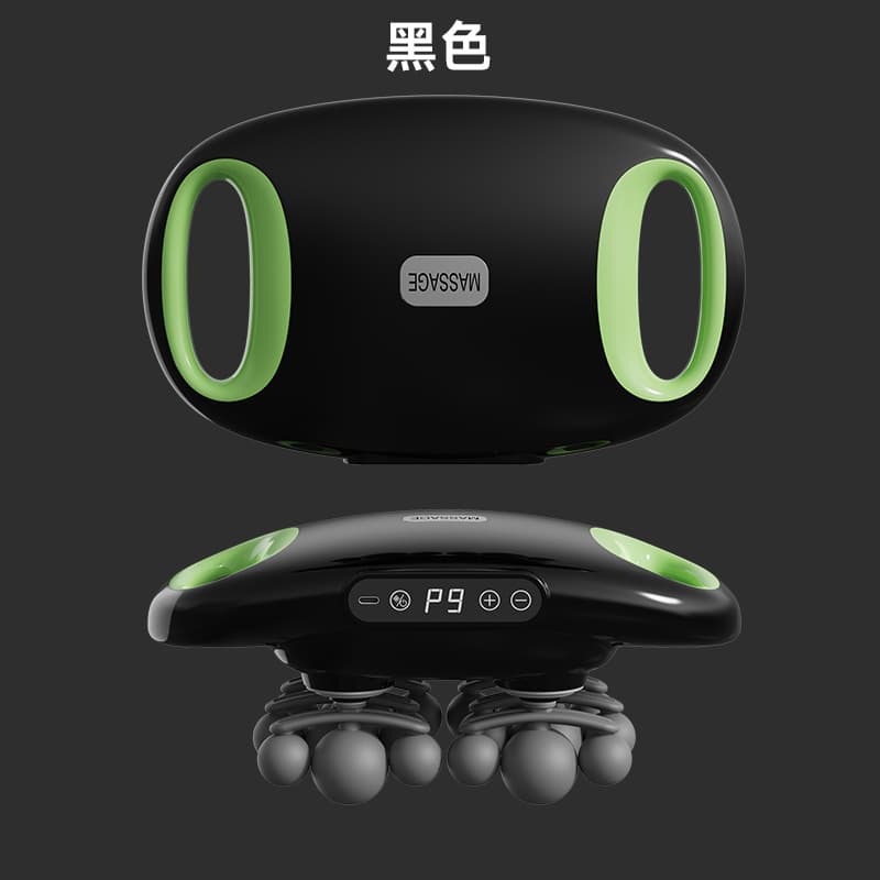 Rechargeable Multi-Head Fascia Gun with Strong Vibration for Back and Waist, 12-Head, 16-Head Massager, Cross-Border 6-Head Fascia Gun