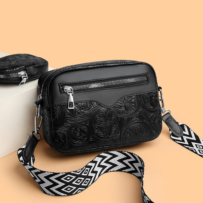 Women's bag new casual simple rhombus shoulder bag versatile crossbody bag trendy retro pu soft leather high-end wallet