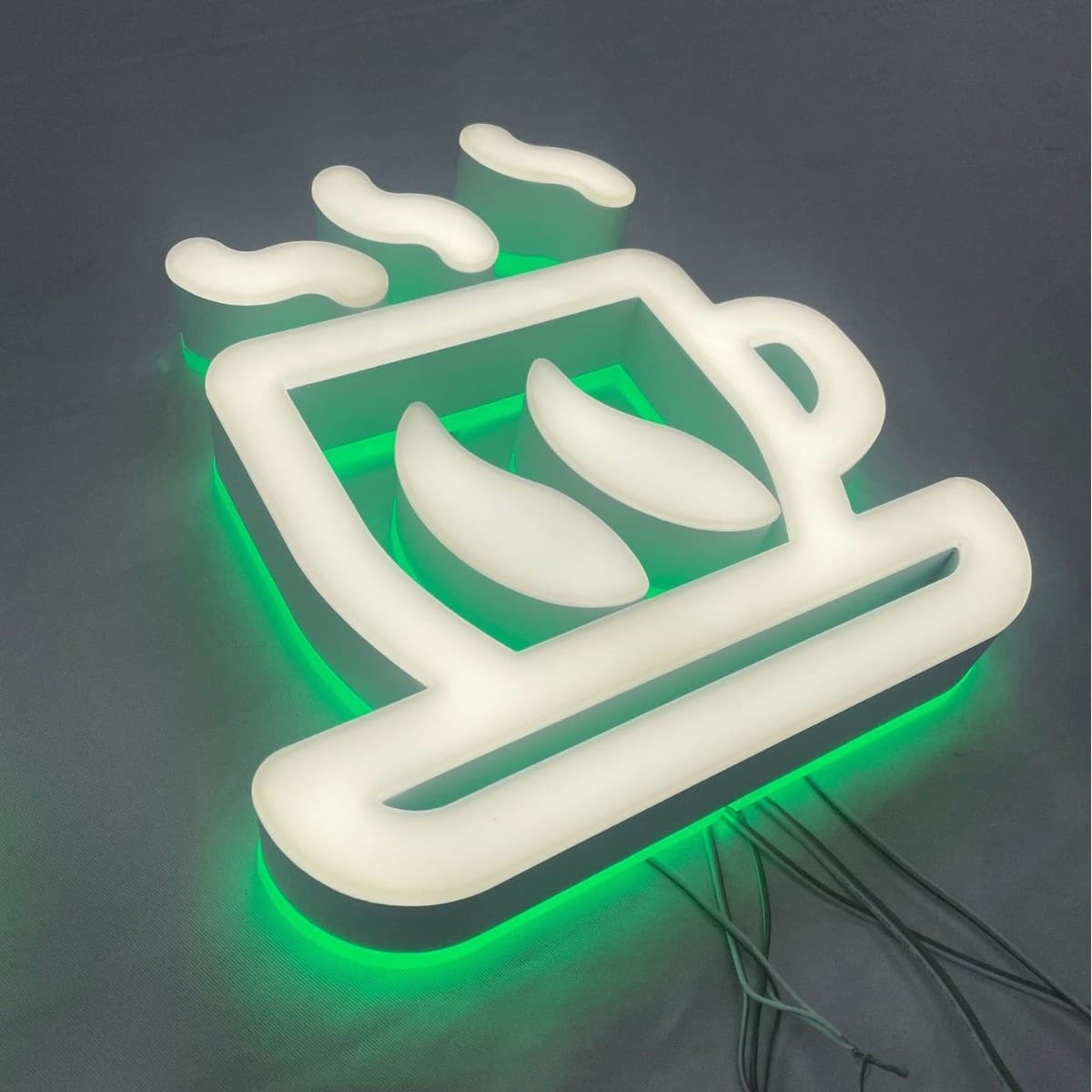 Universal Double-Sided Lighted Sign, Shopping Mall Store Company Sign, Stainless Steel Trim, Sturdy and Durable