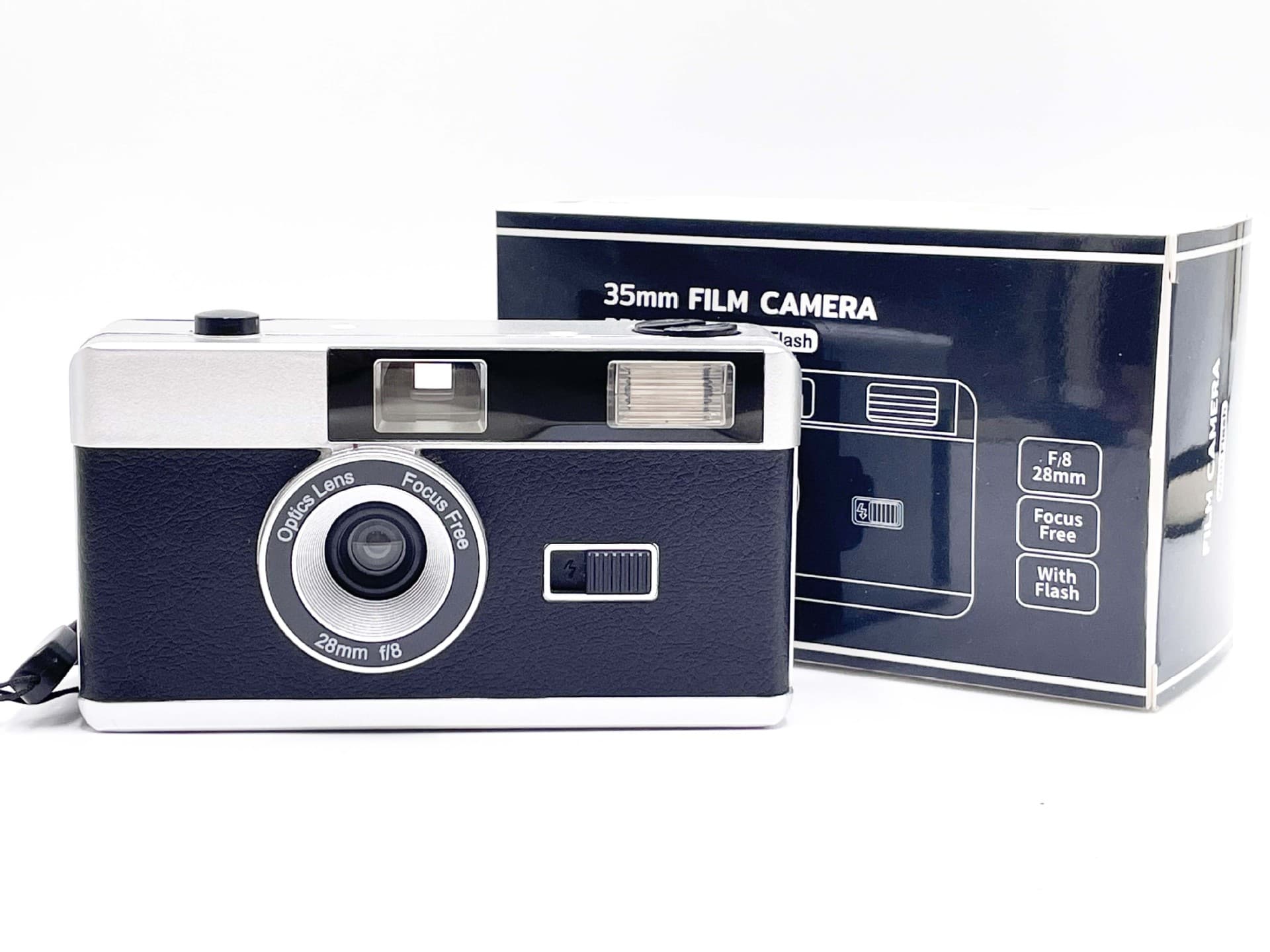 Foreign Trade Export 35MM New with Flash Reusable Retro Film Camera Simple Non-disposable