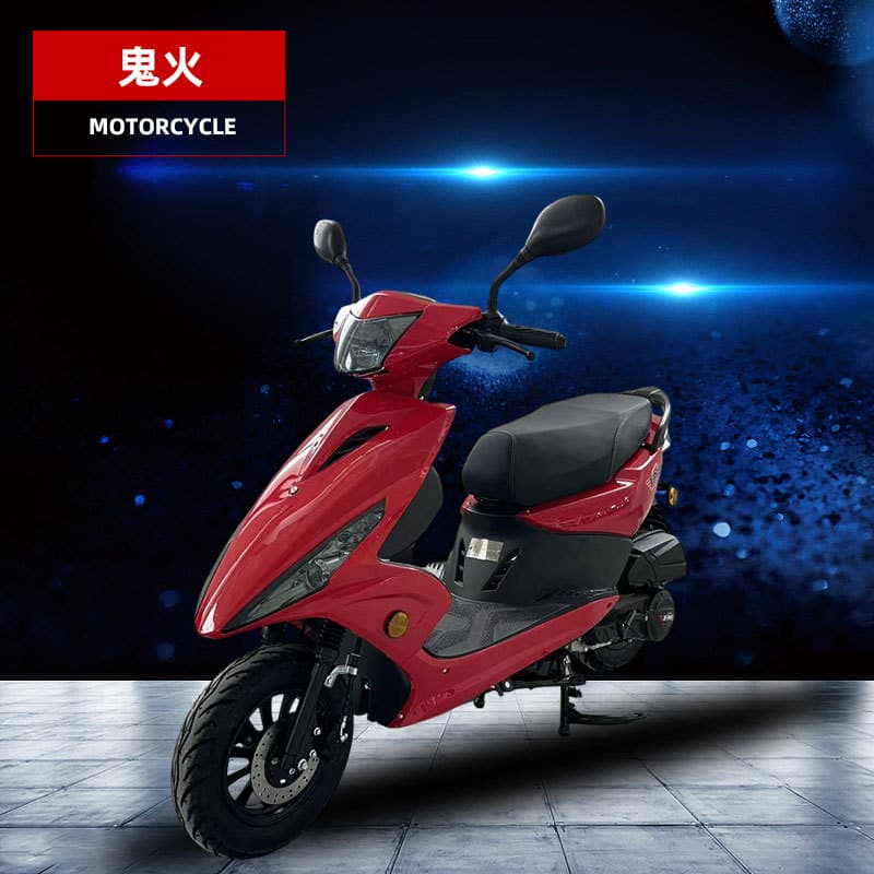 Hot-Selling High-Power Adult Commuter Long-Range Gasoline Motorcycle New Ghost Flame Scooter
