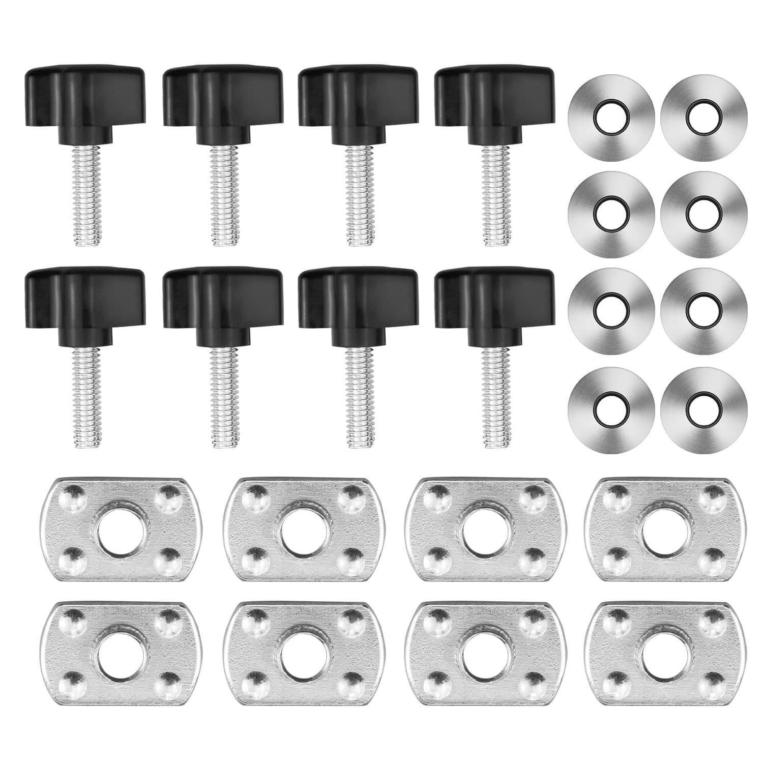 Screws For Wrangler 4-door Roof 8-piece Set Car Modification Accessories Jeep Wrangler Top Screws