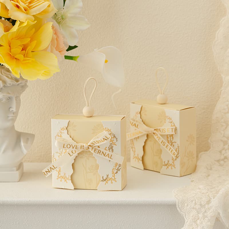 2024 New Handheld Wedding Candy Box, Favor Gift Return Packaging Box, Table Candy Bag