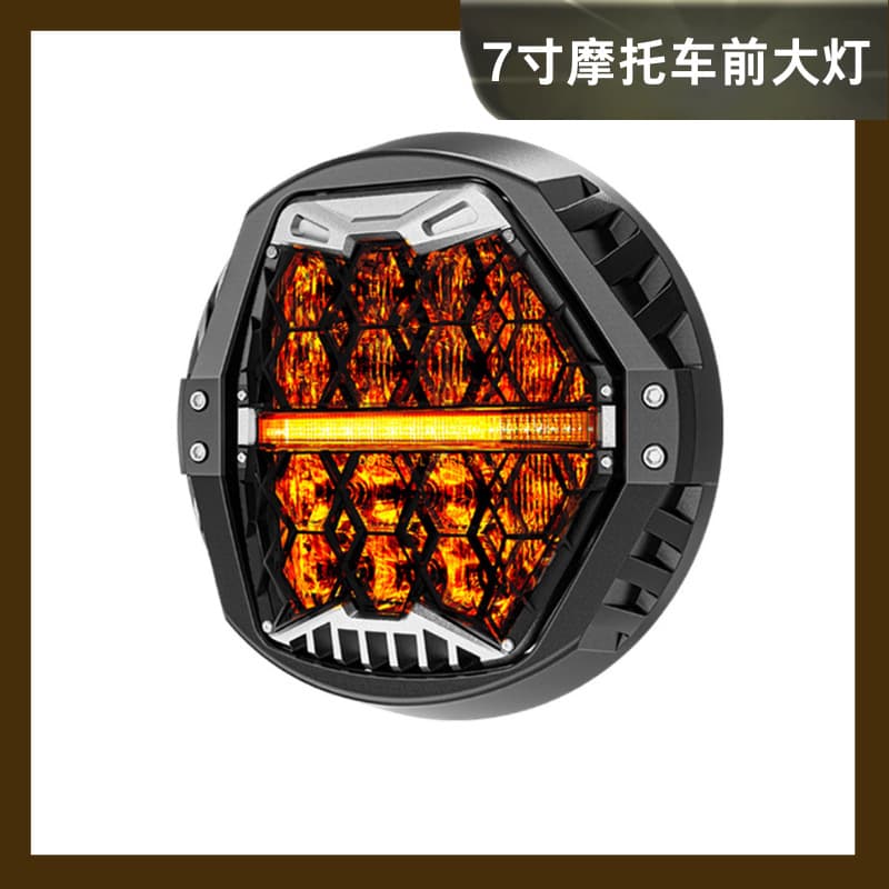 New Cross-Border Export 7-Inch LED Headlight Motorcycle Headlamp for Harley Davidson