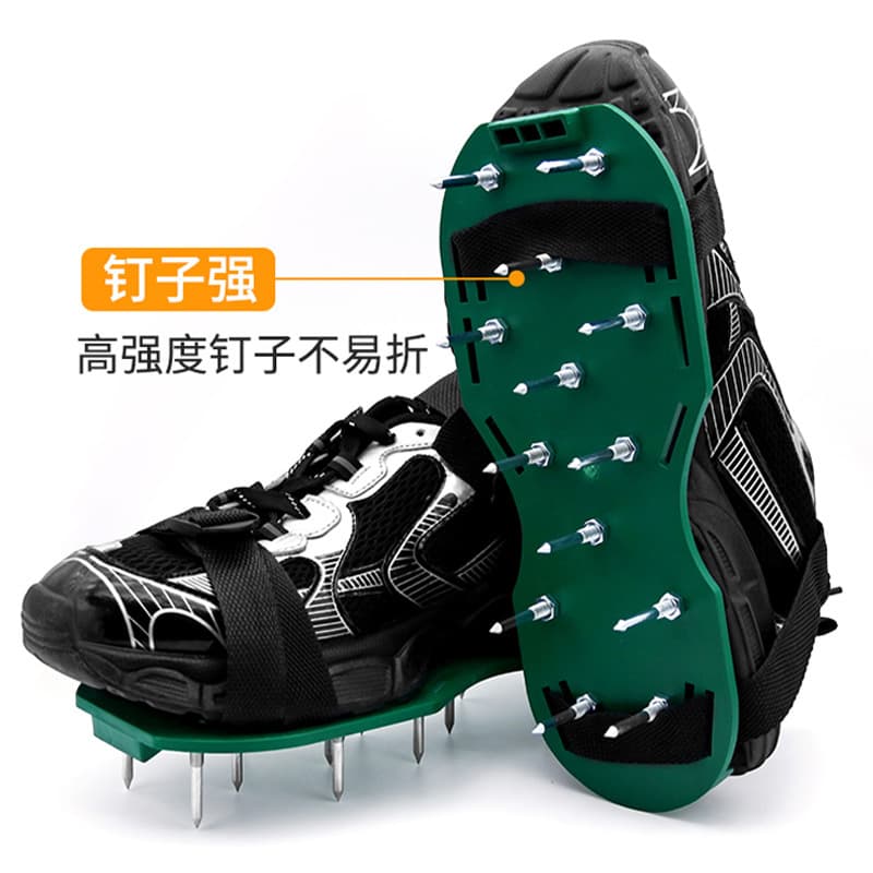 Garden Aeration Shoes Grass Spike Shoes Lawn Spike Shoes Inflatable Aeration Shoes Self-Leveling Epoxy Gardening Tool