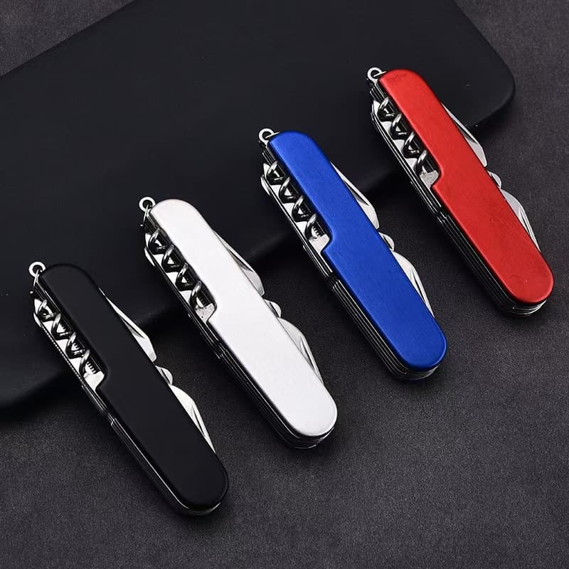 Multifunctional pocket knife Swiss army knife outdoor camping mini stainless steel convenient emergency equipment gadget