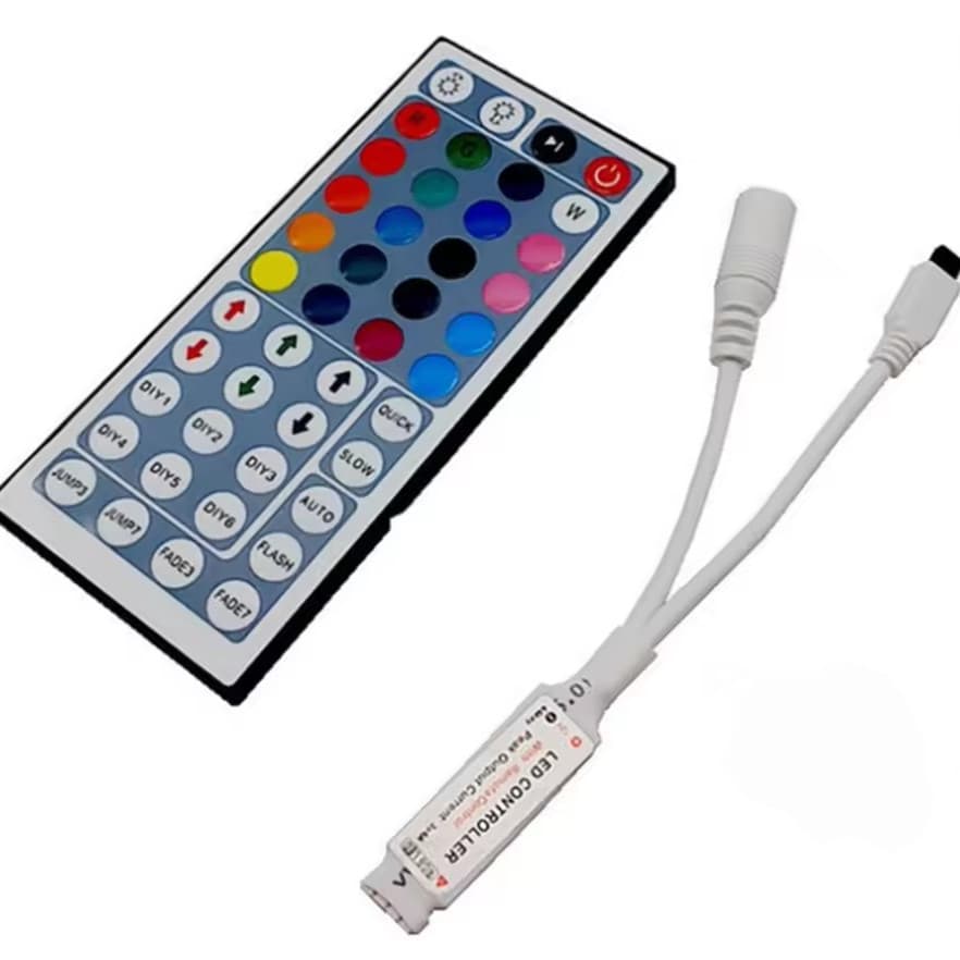 24-key infrared 12v low voltage led light strip dimmer 44-key infrared light source remote control rgb light strip controller