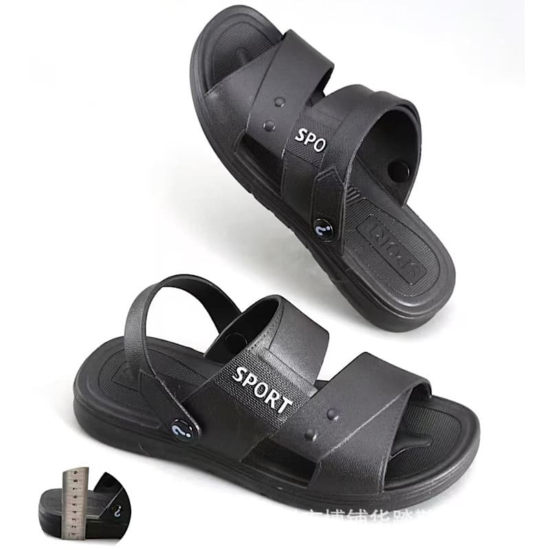 2025 Summer New Style Men's Sandals, Stall Floor Display Men's Shoes, Indoor-Outdoor Dual-Purpose Men's Slippers Direct Sales