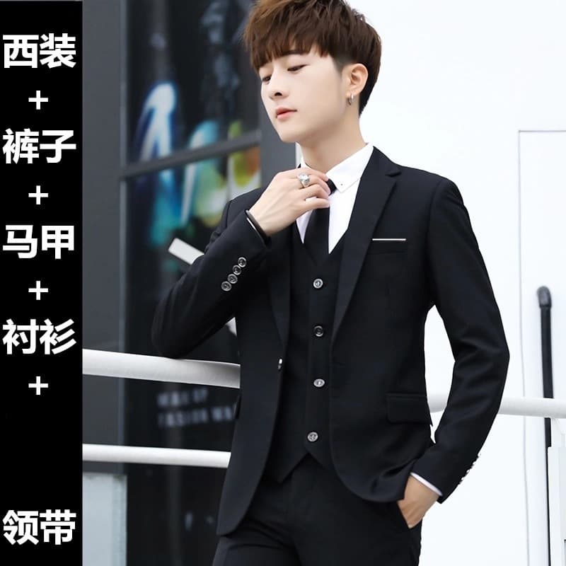 Groomsmen's clothing, brothers' suits, men's suits, men's wedding three-piece suits, brothers' group suits, wedding business suits