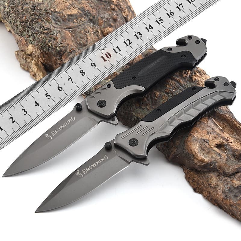 Outdoor Folding Knife, Survival Knife, Multi-Function Folding Knife with Lock, Camping, Household, Sharp Straight Knife, Outdoor Knife