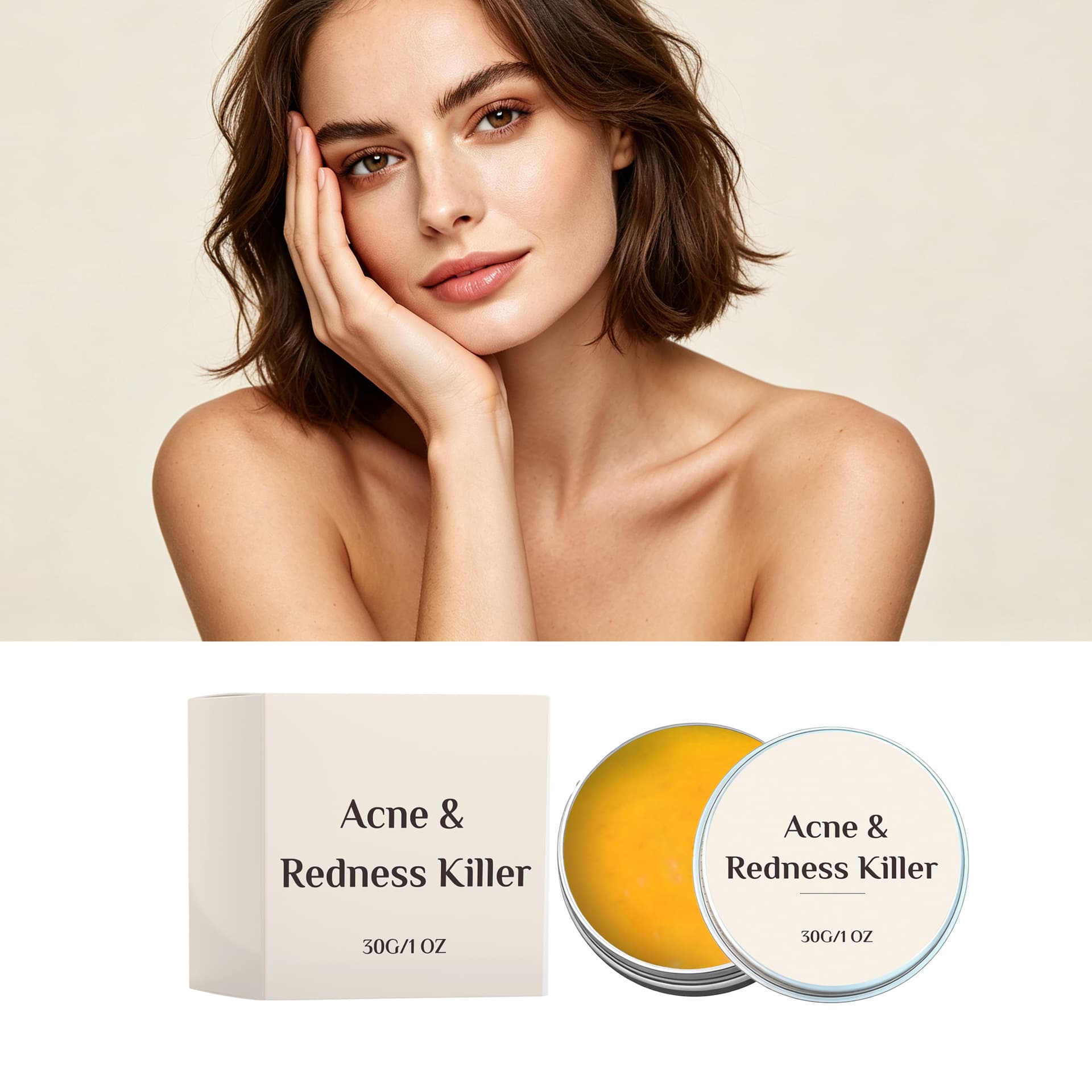 Facial Care Cream Gentle and cleanses facial skin, moisturizes, softens, refreshes, and is non-sticky. Apply skin care cream