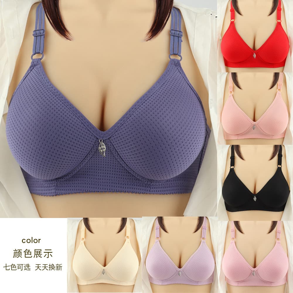 Southeast Asia Cross-Border Mom Thin Cup Skin-Friendly Breathable Cotton Bra, Middle-Aged and Elderly, Wire-Free, Baby Cotton Bra
