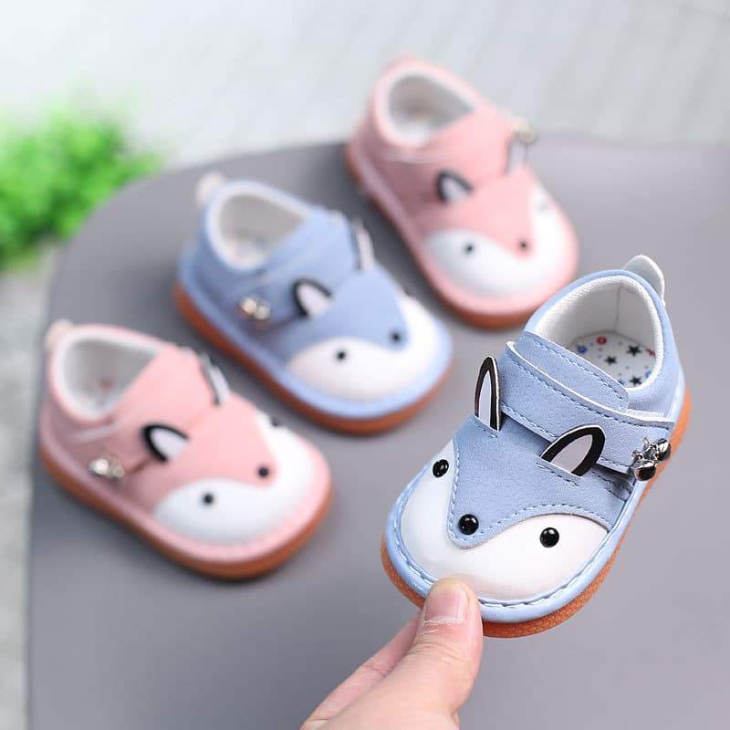 Squeaky Shoes for Baby Boys Soft Sole Infant Walking Shoes 0-1-2 Years Old Girls Squeaky Spring Autumn Breathable