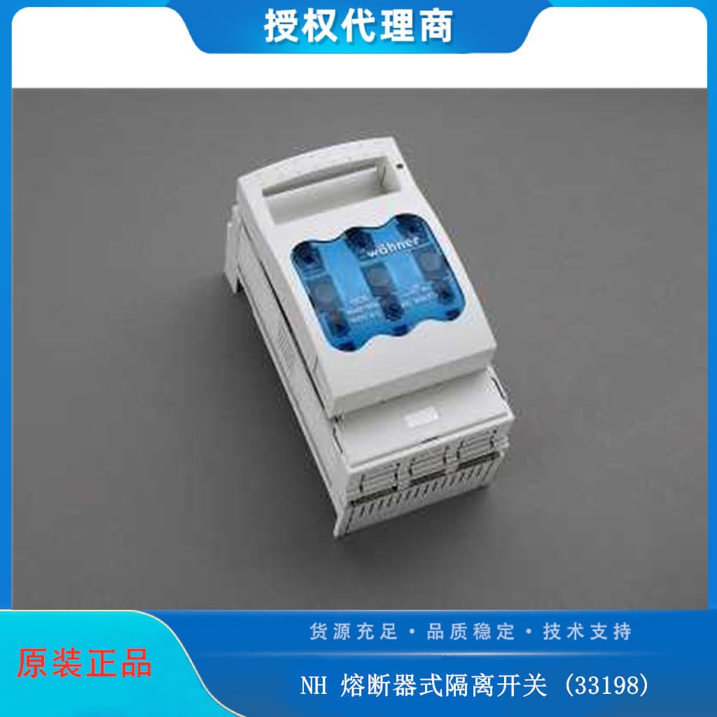 Wöhner 33198 NH 00 Fuse-Type Disconnector 160 A Frame Terminal
