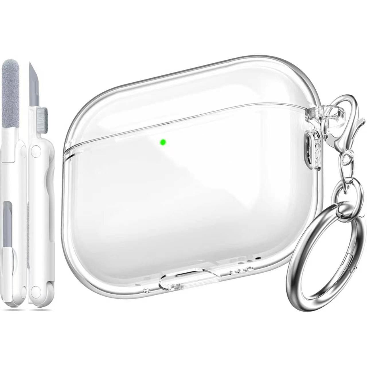 Compatible with AirPods 4 Case Transparent TPU Earphone Cover for Apple AirPods Pro 3 Cross-border Solid Color Protective Shell