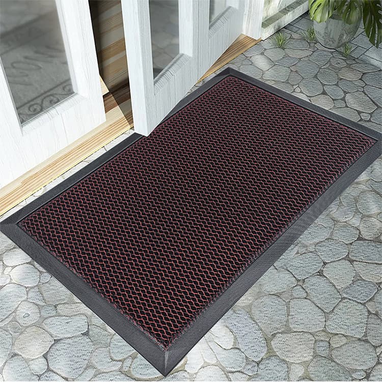 Factory Custom Wholesale Wear-resistant Carpet Anti-slip Elastic Mesh Foot Mat Door Mat Floor Mat Custom Size