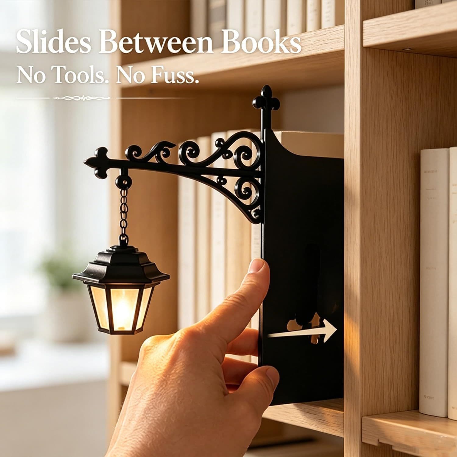 Amazon's new Bookshelf Lighting library lantern decorative bookshelf lamp reading bookshelf lamp