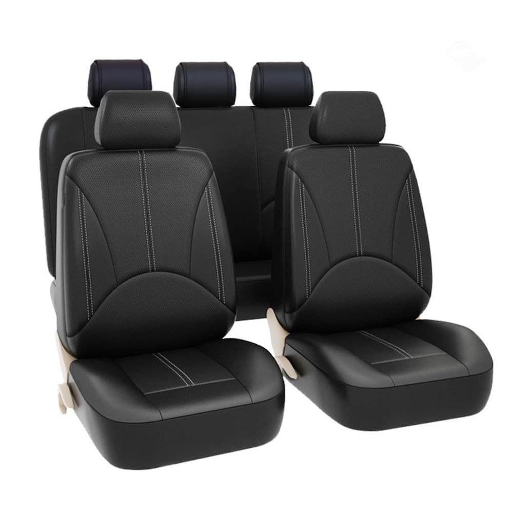 Universal PU car seat cover all-inclusive seat cover 9-piece set five-seater two-seater cross-border foreign trade best-selling TEMU Yama