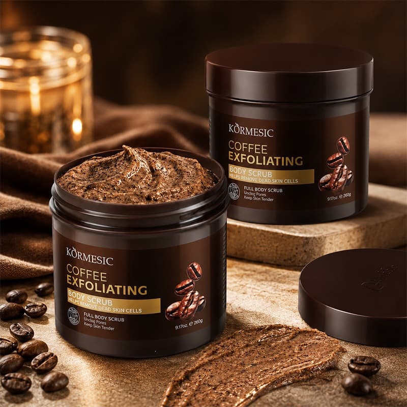 KORMESIC Coffee Full Body Exfoliating Scrub for Cross-Border Wholesale