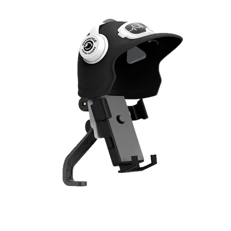 Small Helmet Food Delivery Rider Motorcycle Electric Bike Bicycle Phone Mount Waterproof Sunshade Cover Universal Phone Holder