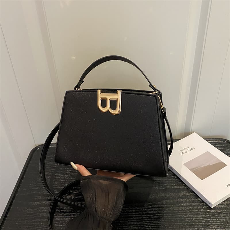 Cross-border new bags, handbags, elegant lady bags, hand-held shoulder bags, light luxury niche ladies cross-body bags