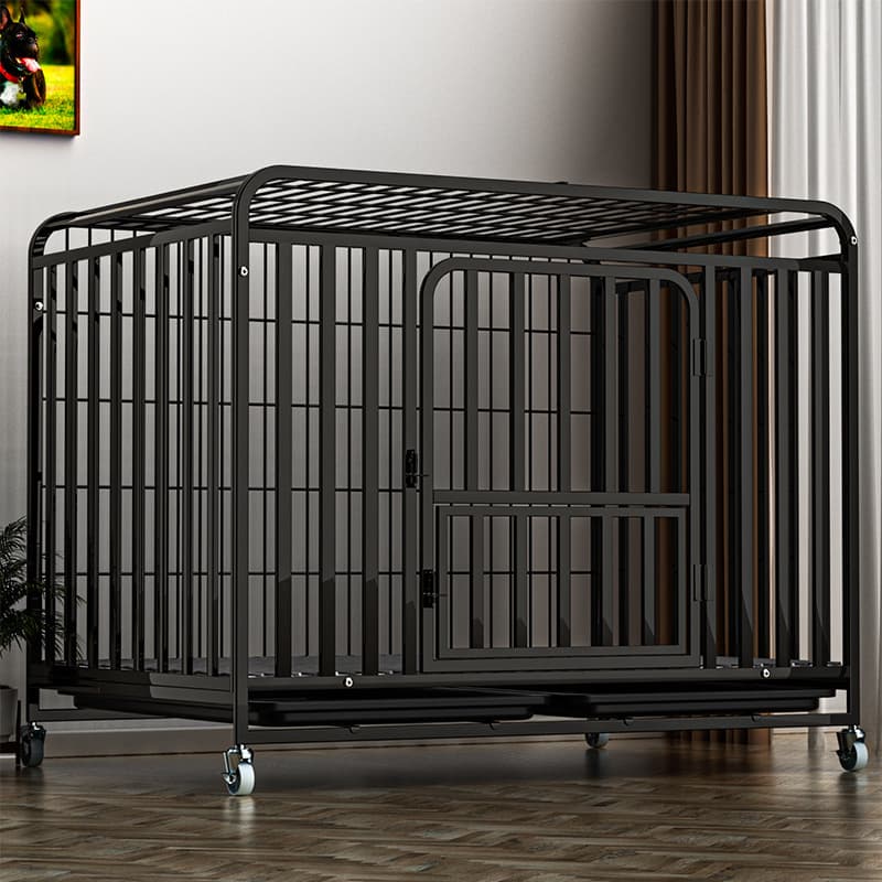 Medium-Large Small Dog Cage Thickened Iron Cage for Indoor Dog House Golden Retriever Labrador