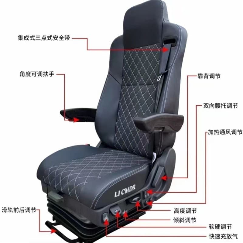 Lear Aerospace New Seat Truck Van Airbag Navigator Truck Modification Universal Comfort Heating Heavy Truck