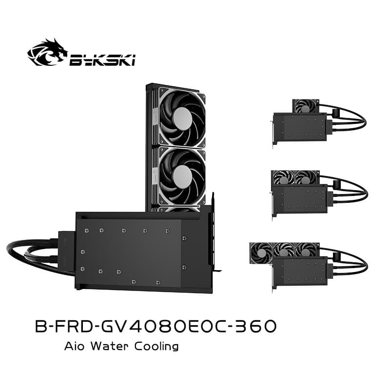 Bykski B-FRD-GV4080EOC All-in-One GPU Water Cooling Server NVIDIA RTX4080