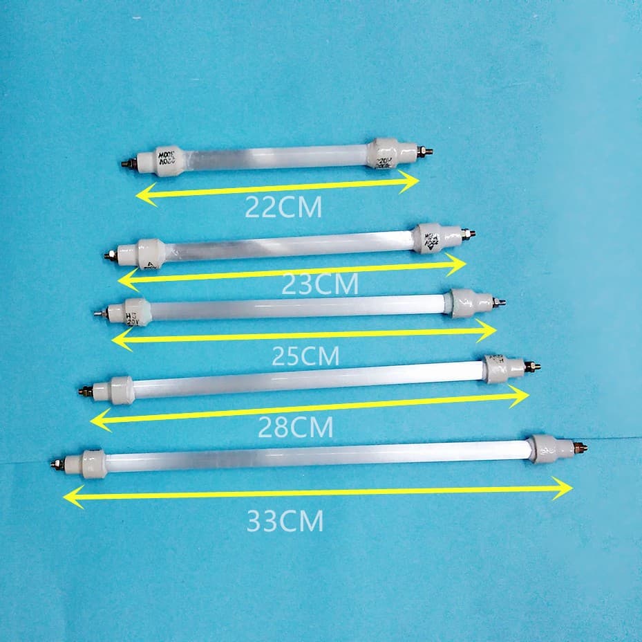 Longbo Universal Disinfection Cabinet Heating Tube, Infrared Lamp Tube, Quartz Tube 220V 300W Disinfection Cabinet Accessories