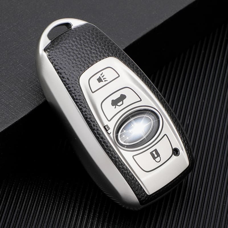 Car Key Bag Vehicle Key Holder Organizer Wallet Pouch Accessories For Auto Car Truck SUV Keychains Keyrings Fobs