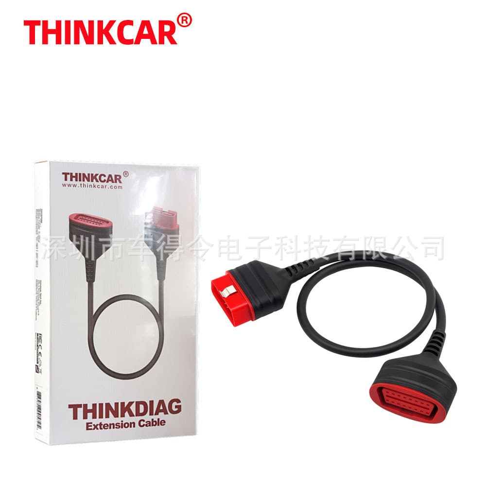 Original 30CM OBD2 Extension Cable Thinkdiag Compatible with Thinkcar X4 31 Devices