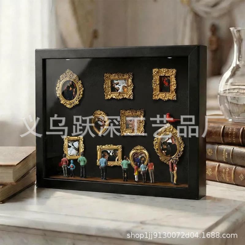 DIY Mini Museum Silhouette Box Gift