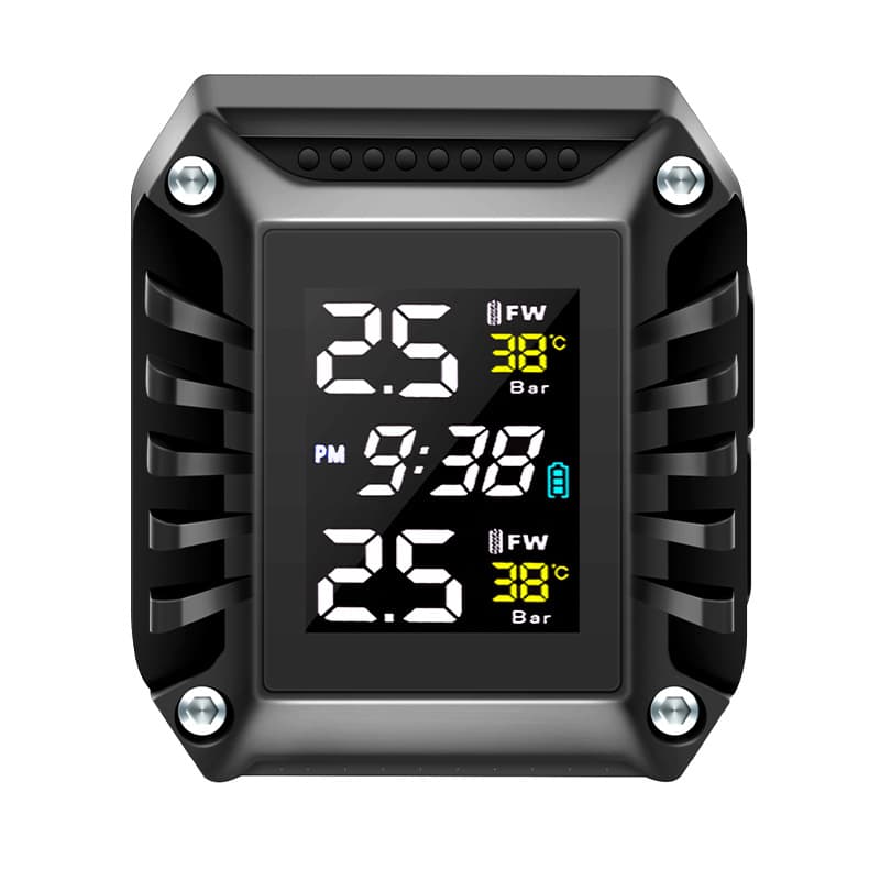 Motorcycle Tire Pressure Monitor Wireless High Precision TPMS Private Mold