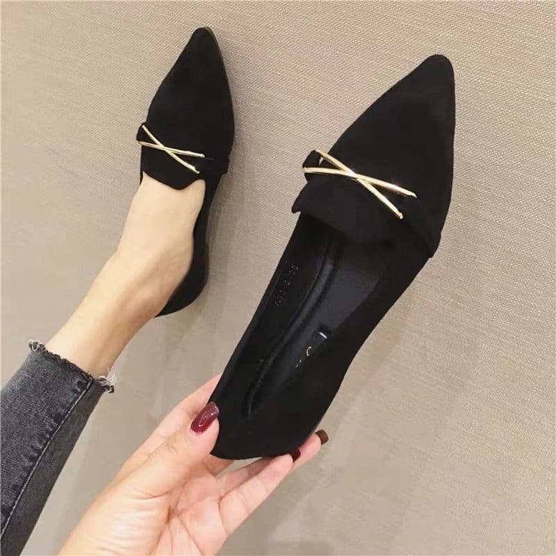 2020 Spring New Fashion Versatile Loafers for Women, Lazy Shoes, Soft Sole Flat Pointed Toe Flats, Fairy Shoes