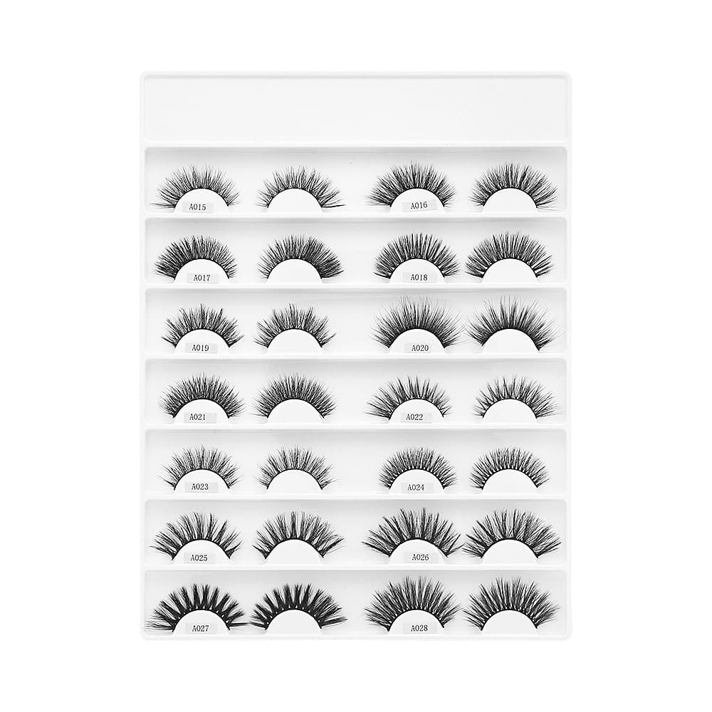 3D Mink Multiple Specifications Magnetic Eyelashes Sample Image Eyelash Set In Stock Wholesale Available
